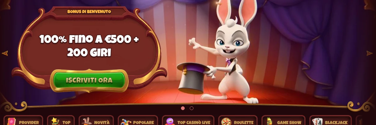Registrazione Magius Casino