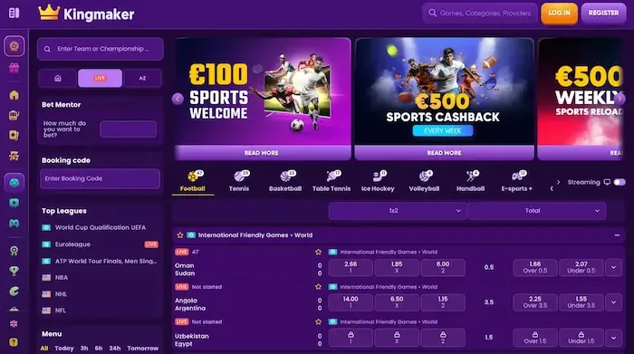 Kingmaker Casino — Dentro Kingmaker Casino: screenshot 1